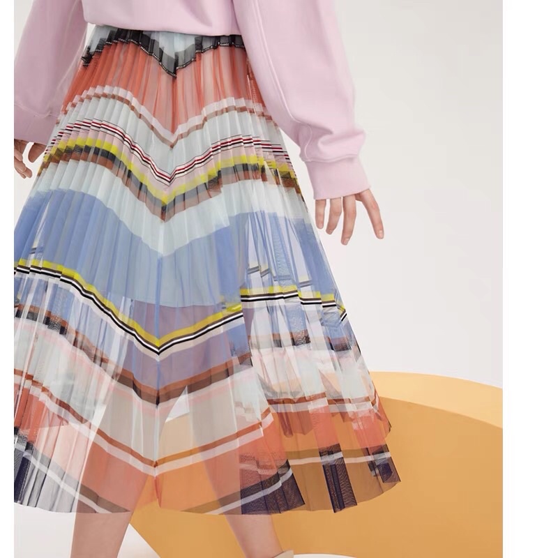 Chân váy phối màu Lily