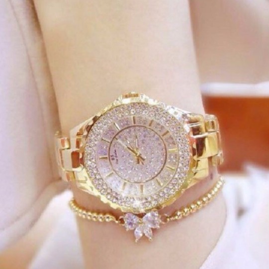 Đồng hồ nữ Bee Sister 0280 dây kim loại size 32mm( Ảnh thật) - KHÔNG KÈM VÒNG TRÊN HÌNH