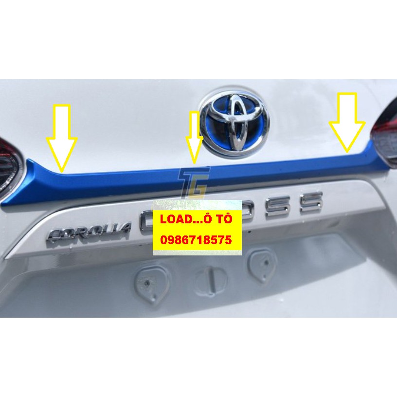 Corolla Cross, Ốp trang trí tay mở cốp sau Xe Toyota Corolla Cross 2022-2020 Màu Xanh