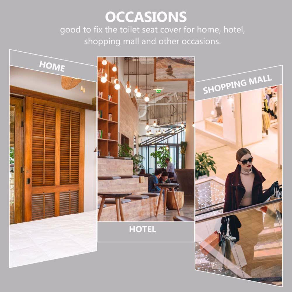 Lloyd Phụ Kiện Bản Lề Bồn Cầu Kèm Đai Ốc Nhựa Màu Trắng Cố Định Ghế Ngồi Bồn Cầu