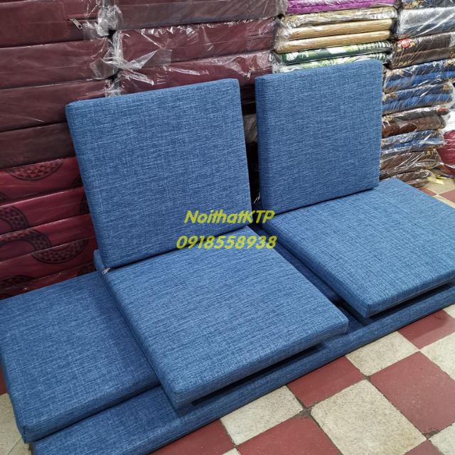 Nệm ngồi bệt, lót ghế salon đặt may theo yêu cầu