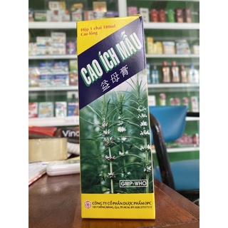 Cao Ích Mẫu opc ( chai 180ml Cao lỏng ) Công ty cổ phần dược opc