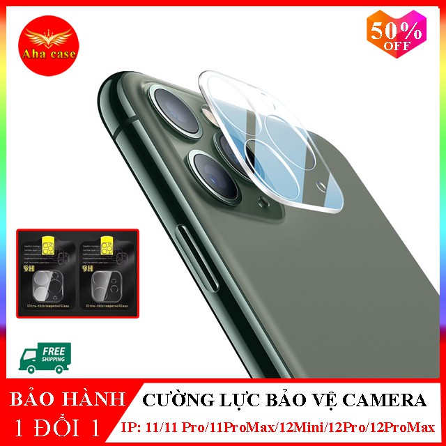 Kính Cường Lực camera iphone bảo vệ chống trầy xước cam iPhone 11, 11 Pro ,11 Pro Max, 12 Mini, 12, 12 Pro, 12 Pro Max