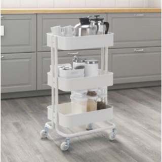 <<Xe Thép>> Xe đẩy 3 tầng mẫu IKEA, hàng có sẵn,