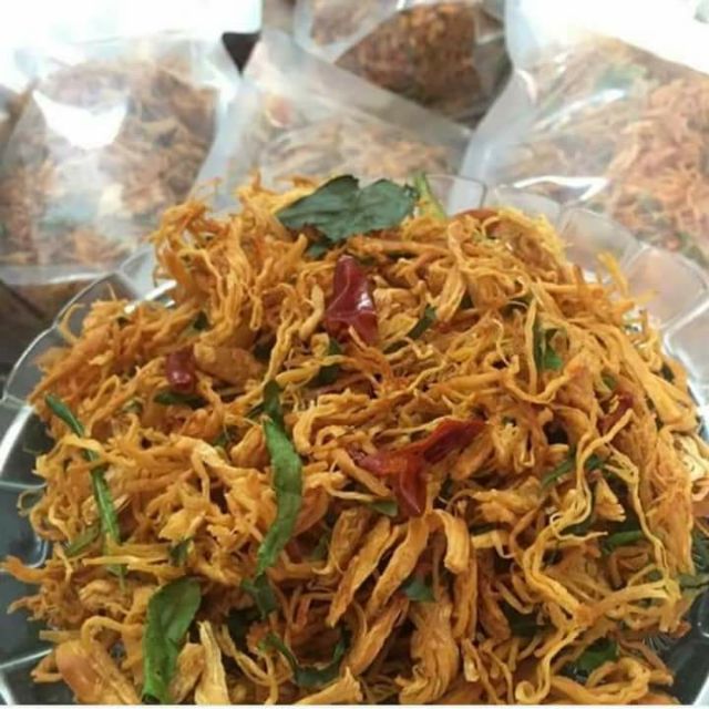 1kg Gà khô xé cay