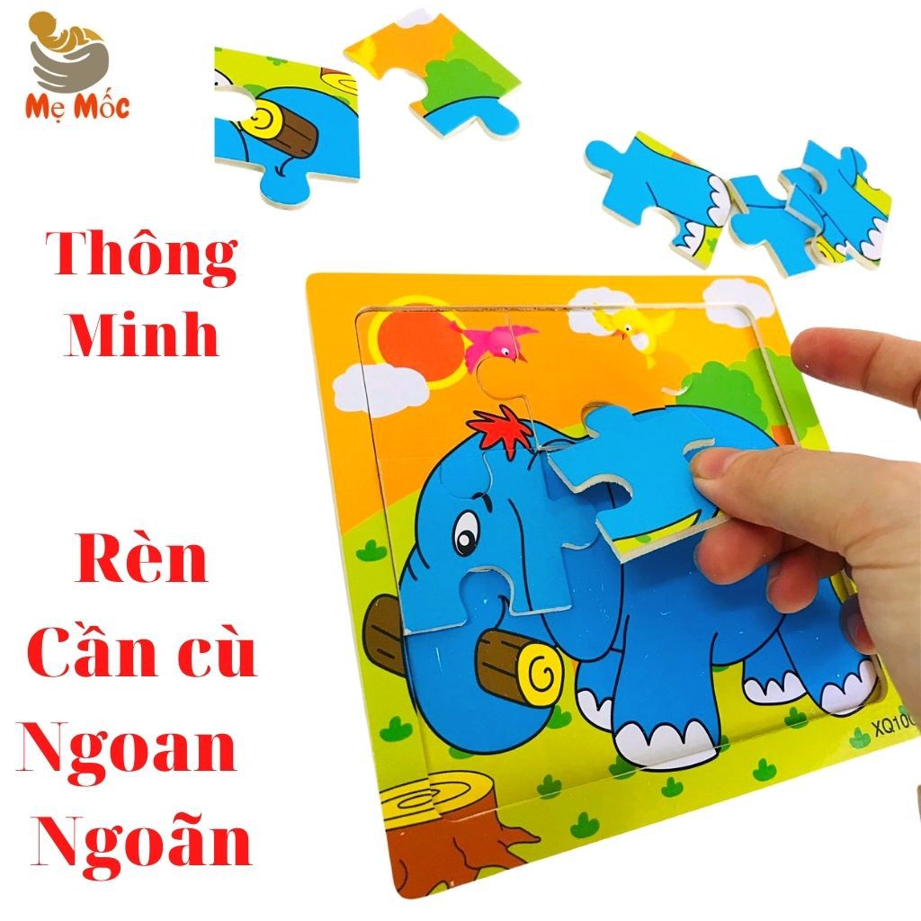 Đồ chơi xếp hình, lắp ghép thông minh, Tranh ghép hình cho bé thông minh, sáng tạo, tư duy tốt ,TG9M