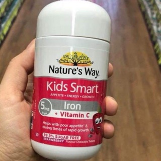Kids smart Iron + Vitamin C 50 viên của Úc