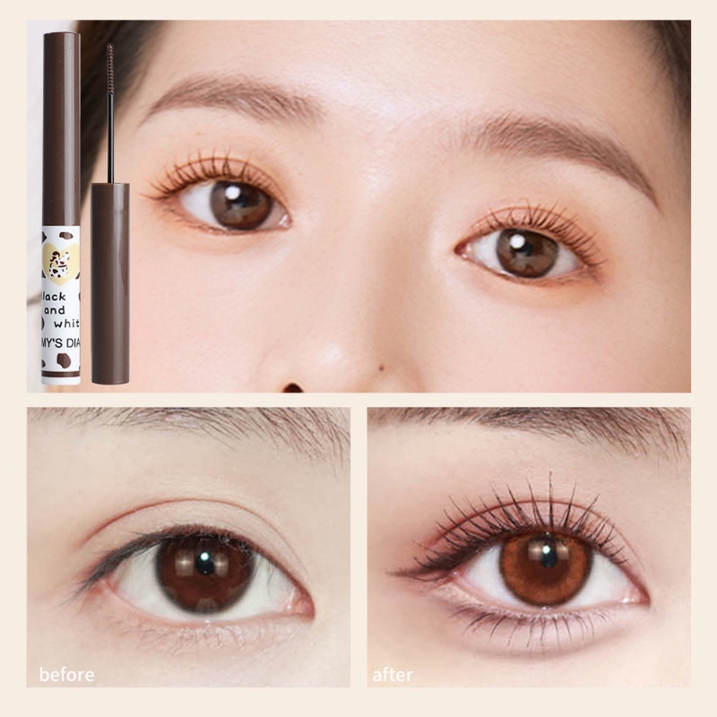 Mascara SUAKE Đầu Cọ Siêu Mịn Chống Thấm Nước Lâu Trôi Không Nhòe Chuốt Dày Và Cong Mi Tự Nhiên
