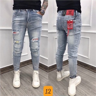 Quần jean nam cao cấp, chất liệu jean ( bò ) mềm mịn, from chuẩn, có nhiều mẫu đẹp đi kèm gutaha13