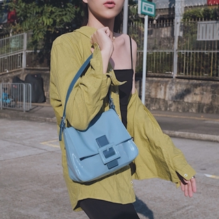 Fashion Korean Vintage Women Baguette Handbag Shoulder Bag