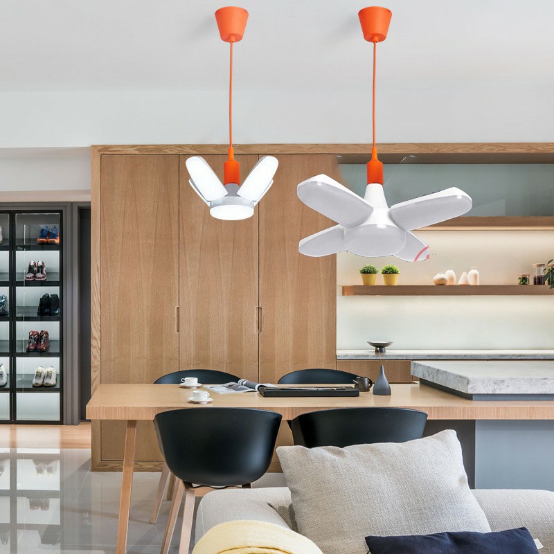 Bóng Đèn LED Hình Cánh Quạt KUNBE, Nhiều Công Suất 30W/45W/60W/75W Siêu Sáng, Tiết Kiệm Điện