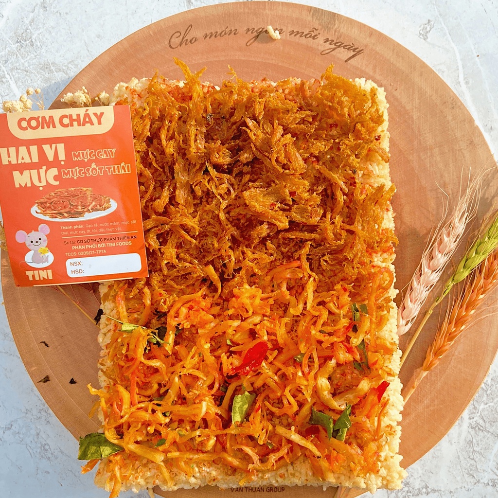 Cơm cháy Mực hai vị  250g ~ 350g