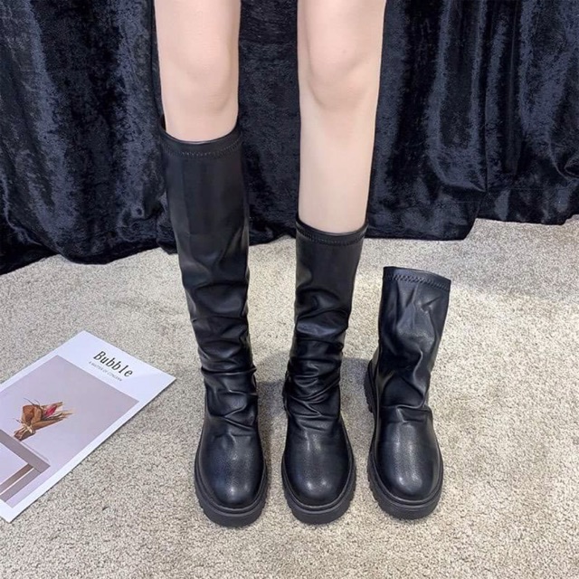 BOOT NHĂN DA MỀM 3 SIZE SIÊU XINH _KÈM ẢNH THẬT.