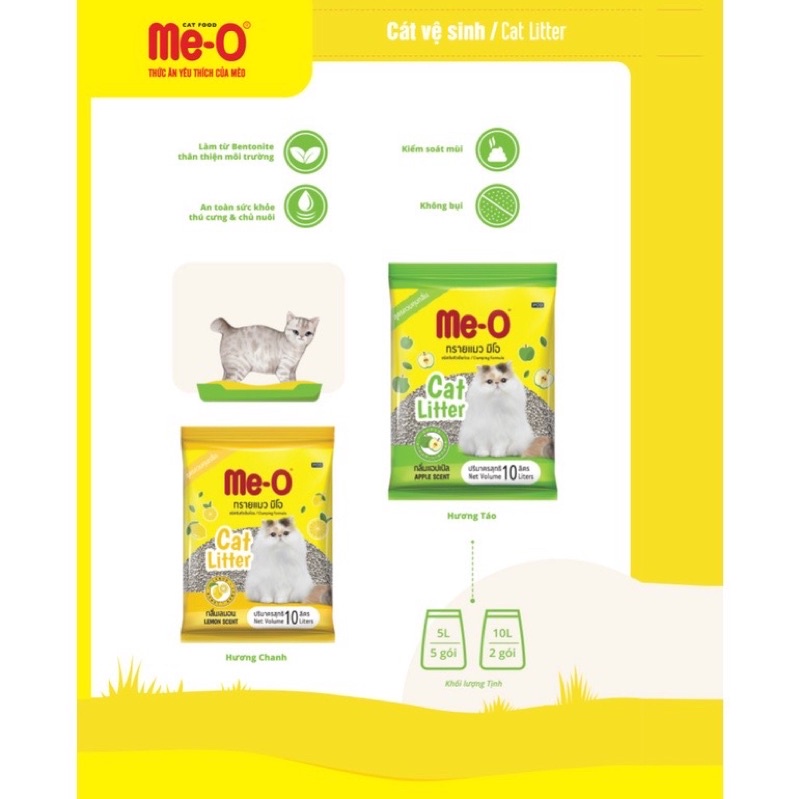 CÁT VỆ SINH ME-O DÀNH CHO MÈO - MIXO PET TOWN