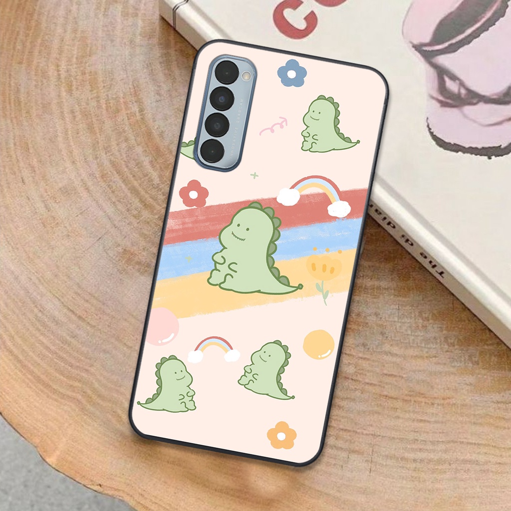 Ốp lưng Oppo Reno 4 - Reno 4 Po in hình khủng long cute