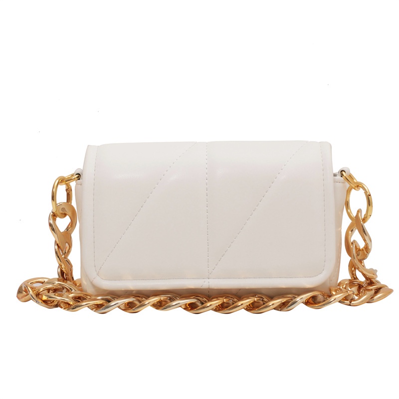 Túi Đeo Vai Hình Vuông Cỡ Nhỏ Phối Dây Đeo Sợi Xích Thời Trang Mùa Hè 2022 Chất Lượng Cao Cho Nữ