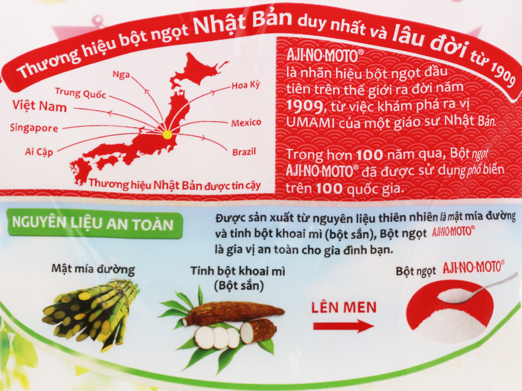 Bột ngọt Ajinomoto cánh lớn gói 400g