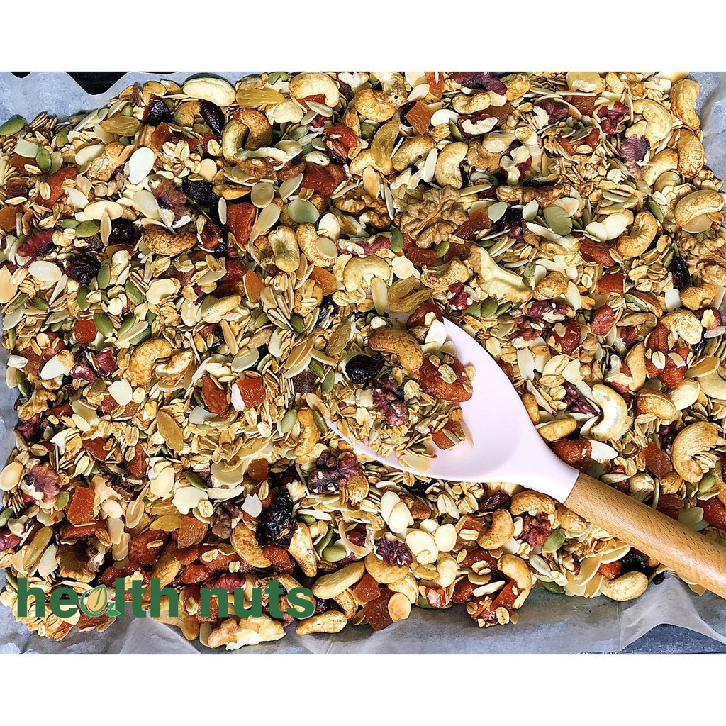 Granola - Ngũ Cốc Ăn Kiêng Không Đường 💥 Granola Nhiều Hạt 💥 Ngũ Cốc Giảm Cân Ăn Liền 500g | BigBuy360 - bigbuy360.vn