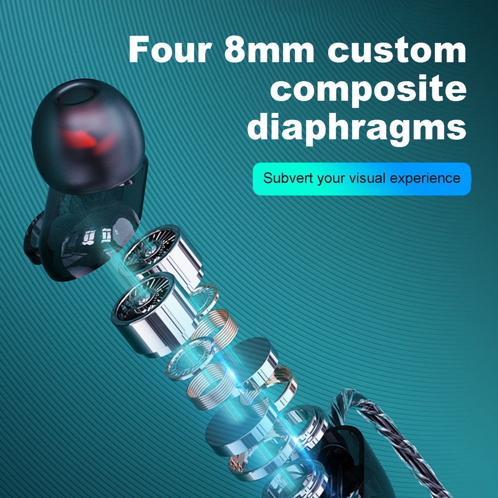 Tai nghe nhét tai giắc 3.5mm bass trầm có micro tiện dụng