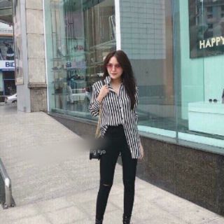 Áo sơ mi nữ kẻ sọc SM790