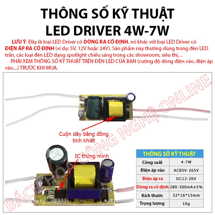 LED driver - nguồn LED không vỏ chất lượng cao | BigBuy360 - bigbuy360.vn