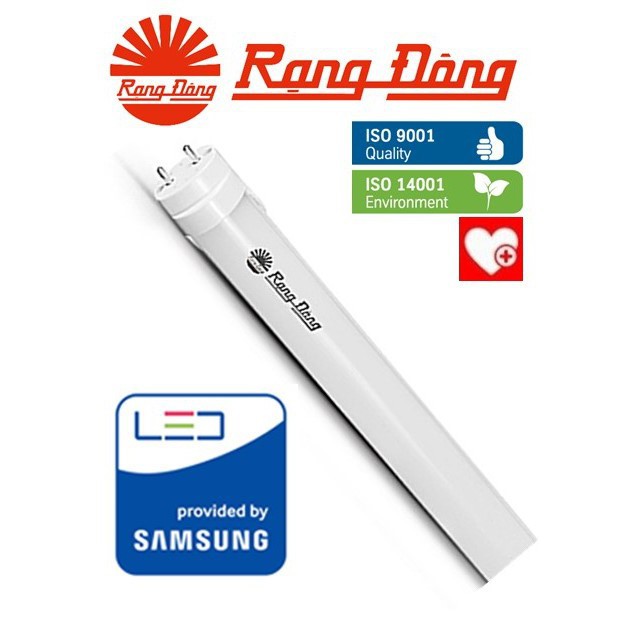 Bóng đèn LED tube (tuýt) 10W/60cm vỏ nhôm&nhựa, Rạng Đông ChipLED SAMSUNG