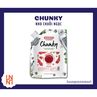 Mứt trái cây pha chế chunky nho chuỗi ngọc bịch 1kg