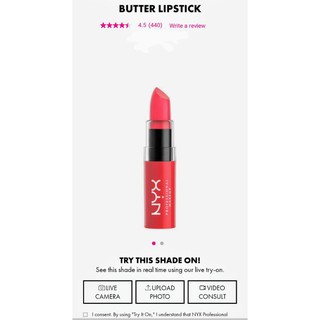 (Auth100%Bill Mỹ) Son NYX 4.5g màu đỏ cam