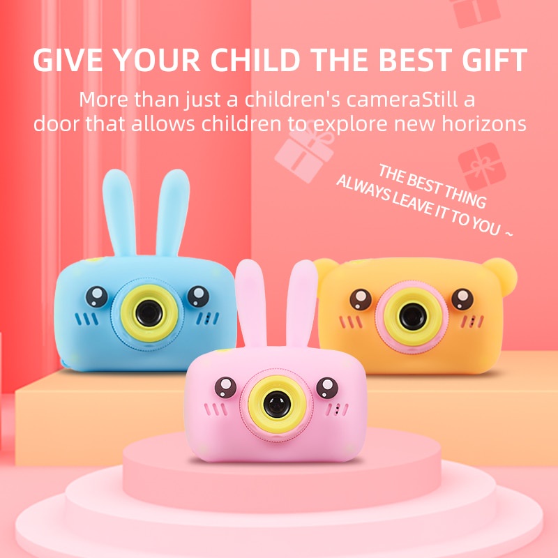 Máy ảnh kỹ thuật số trẻ em máy ảnh mini sinh nhật món quà giáng sinh cô gái cậu bé máy ảnh đồ chơi trẻ em Ngày trẻ em