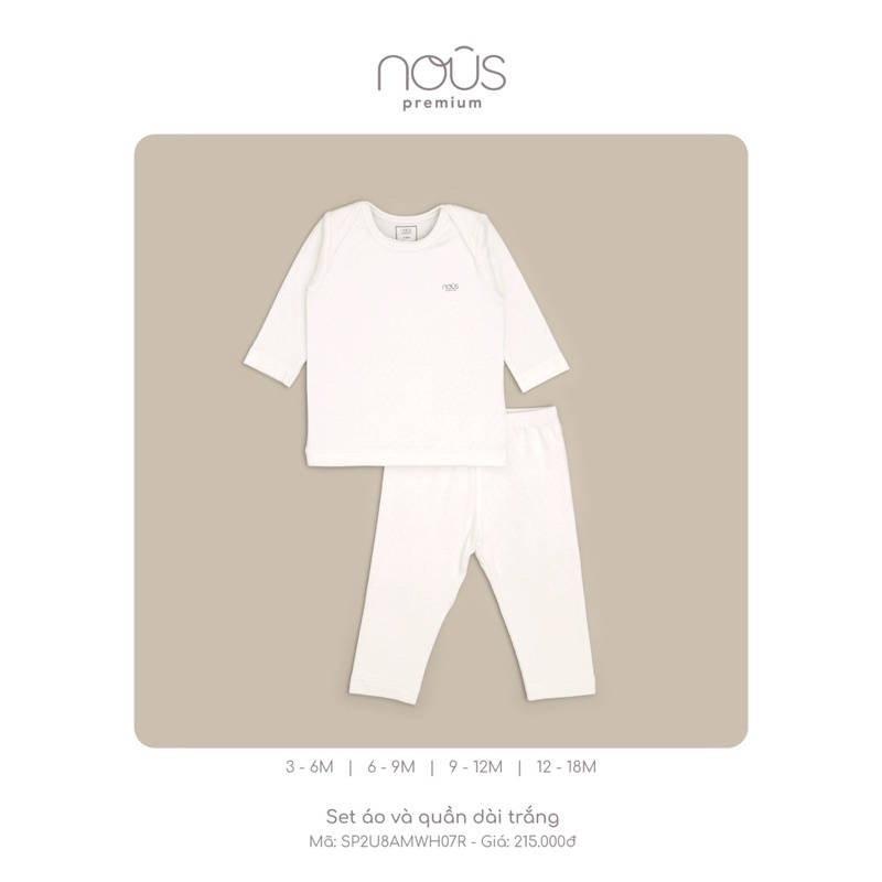 [ Nous ] Bộ dài tay cao cấp