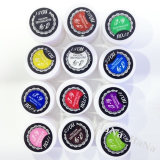 Gel vẽ nail sét 12 màu