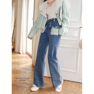 Iris boutique ip037 22/ss mint pocket jeans- quần jean nữ