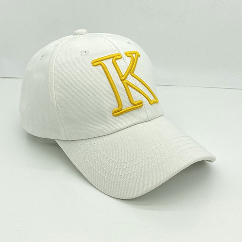 Mũ Lưỡi Trai Thêu Chữ K Phong Cách Retro 10MK
