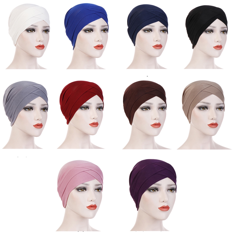 Nón turban bằng vải cotton thời trang cho nữ