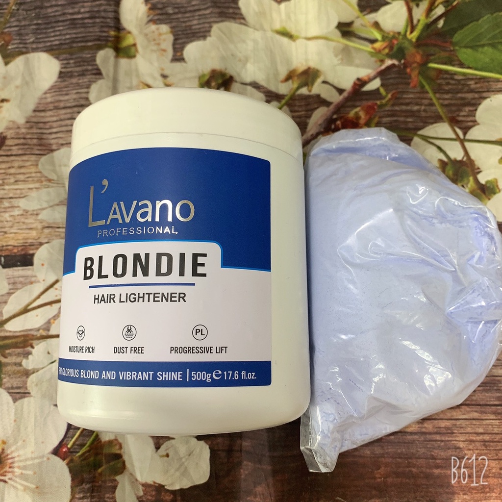 Bột tẩy tóc siêu mịn lavano nâng nền tone 9, không hư tổn tóc 500g