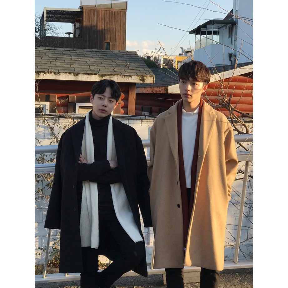 Áo khoác dạ dáng dài Hàn Quốc FD201 ( có ảnh feedback )