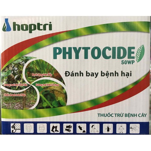 Thuốc trừ bệnh Phytocide 50WP 15gr – Đặc trị sương mai, thán thư