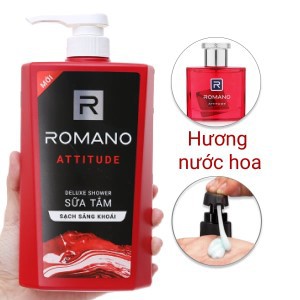 Sữa tắm cao cấp Romano Attitude 650g