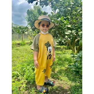 [DEAL SỐC] Đồ ngủ liền thân ngắn tay cotton cho bé Magickids quần áo ngủ trẻ em dáng rộng mềm mại thấm hút mồ hôi BL2100