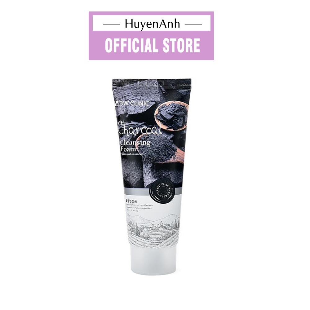 Sữa Rửa Mặt 3w Clinic Than Hoạt Tính 100ml