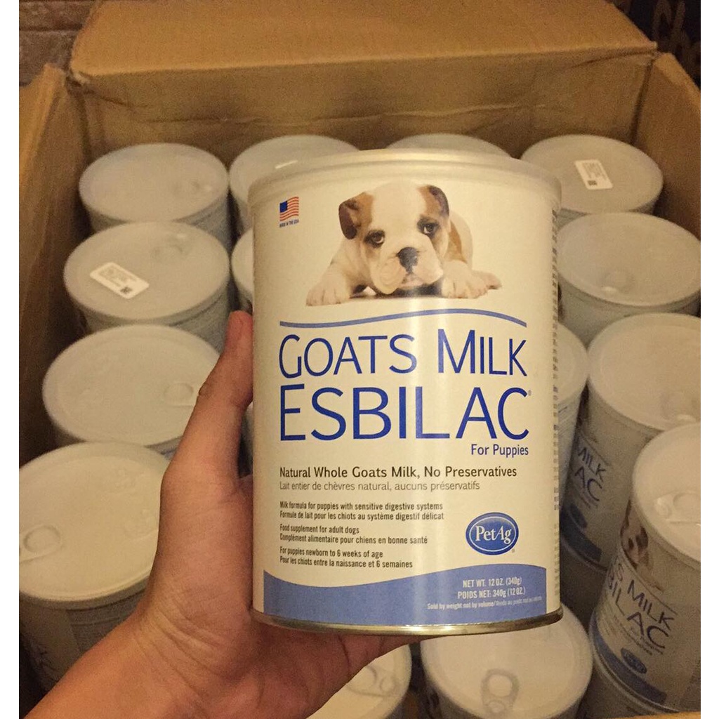 Sữa bột cho chó PetAg ESBILAC Goats Milk Mỹ - 340g