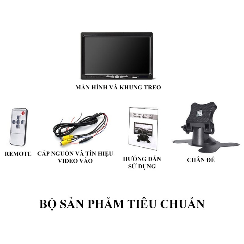 Màn hình taplo LCD 7 inch có AHD
