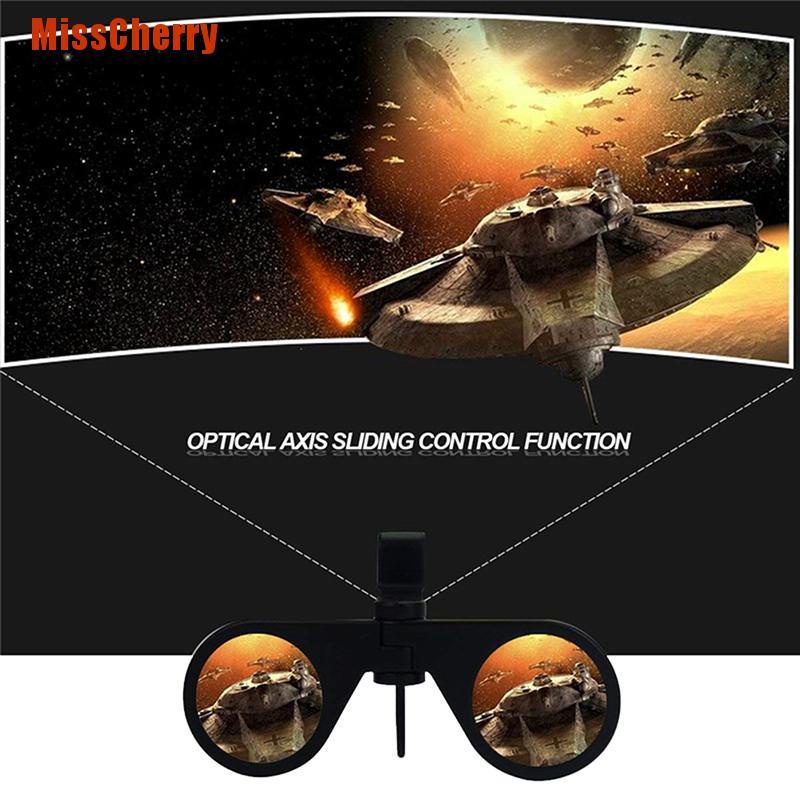 [MissCherry] Mini Folding Virtual Reality Glasses 3D Vr Smartphone Portable Ios Android