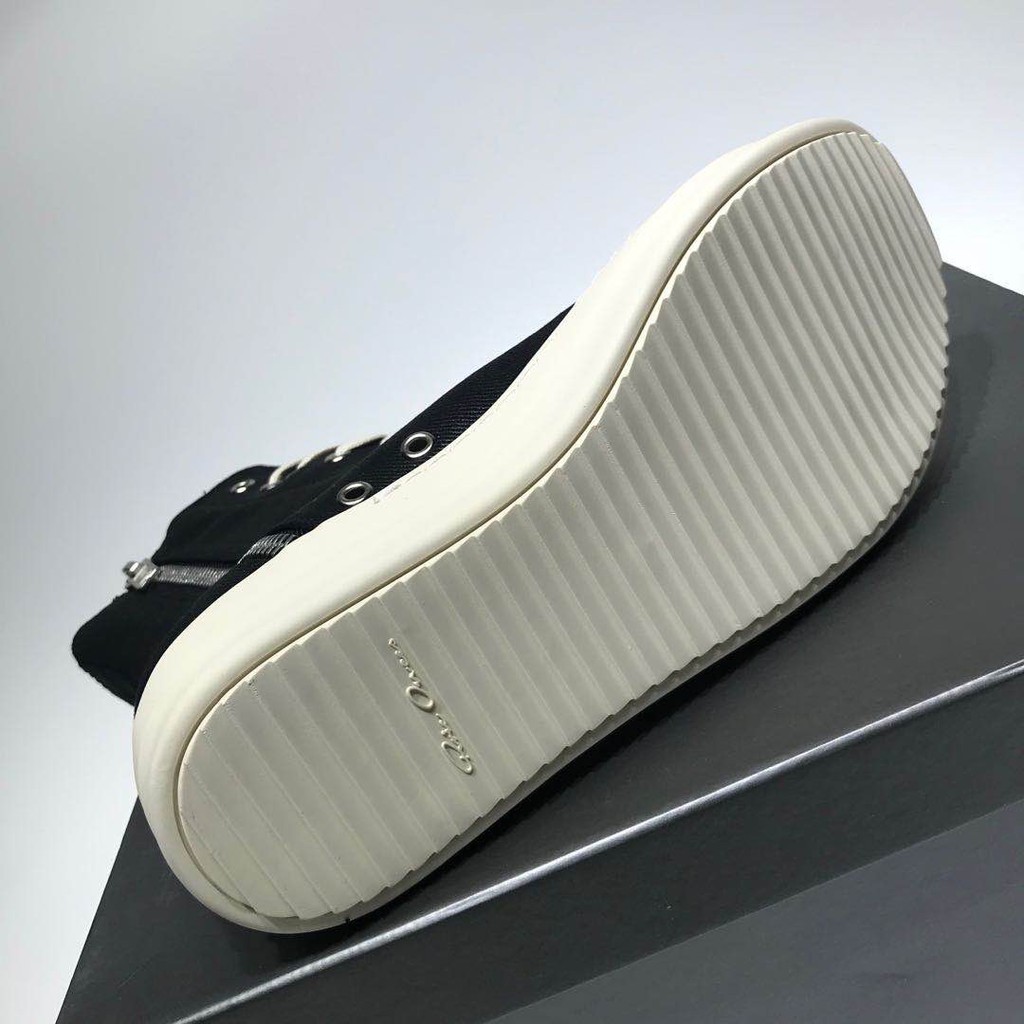 Giày Sneaker Rick Owen Cổ Cao Đế Thơm Vani Full Size Nam Nữ