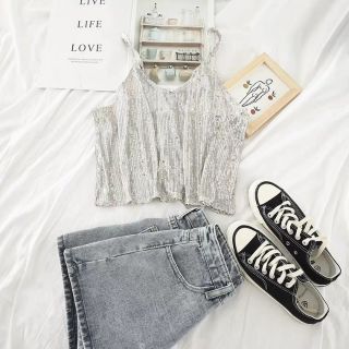 Order Áo 2 dây lấp lánh Bling bling ✨