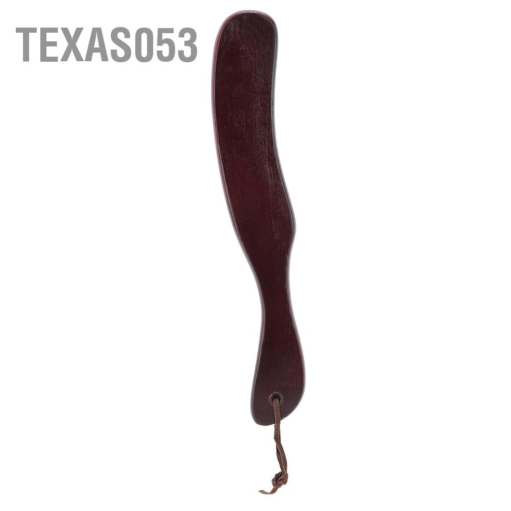 [Hàng mới về] Cọ chải râu tóc thẳng loại bỏ bụi bẩn tay cầm bằng gỗ hình dạng cong dành cho salon【Texas053】