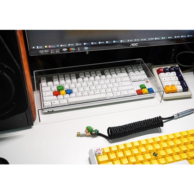 Keyboard dust cover, three-sided acrylic dust cover, 87 with 375*175*48mm