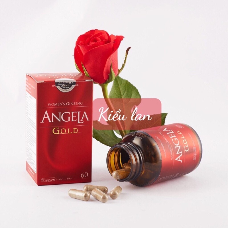 Sâm Angela gold - cân bằng nội tiết tố nữ (lọ 60 viên)