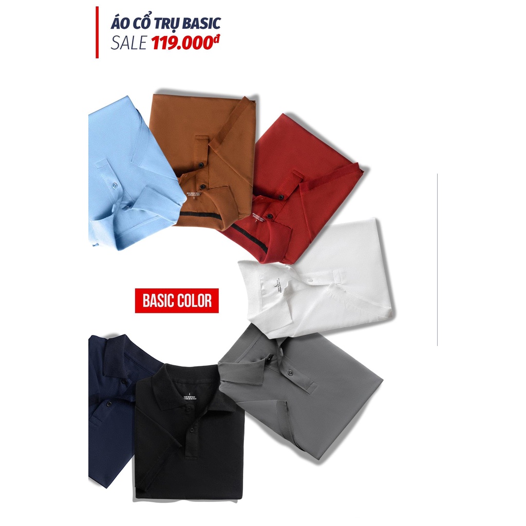 Áo polo vải đẹp cho nam nữ, áo thun có cổ chất thể thao mát mẻ co dãn