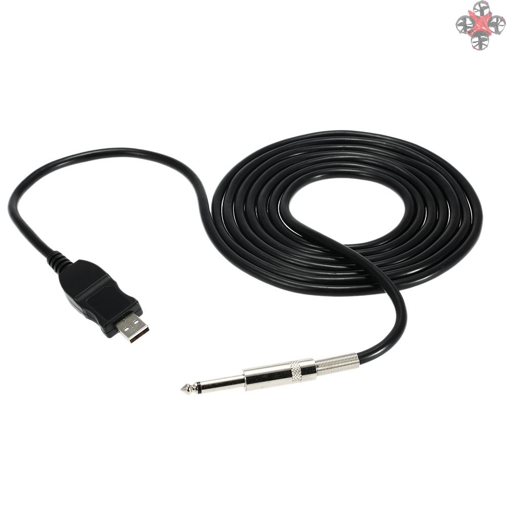 Cáp kết nối đàn Guitar Bass mới 1/4'' mm sang USB cho PC/MAC 3M